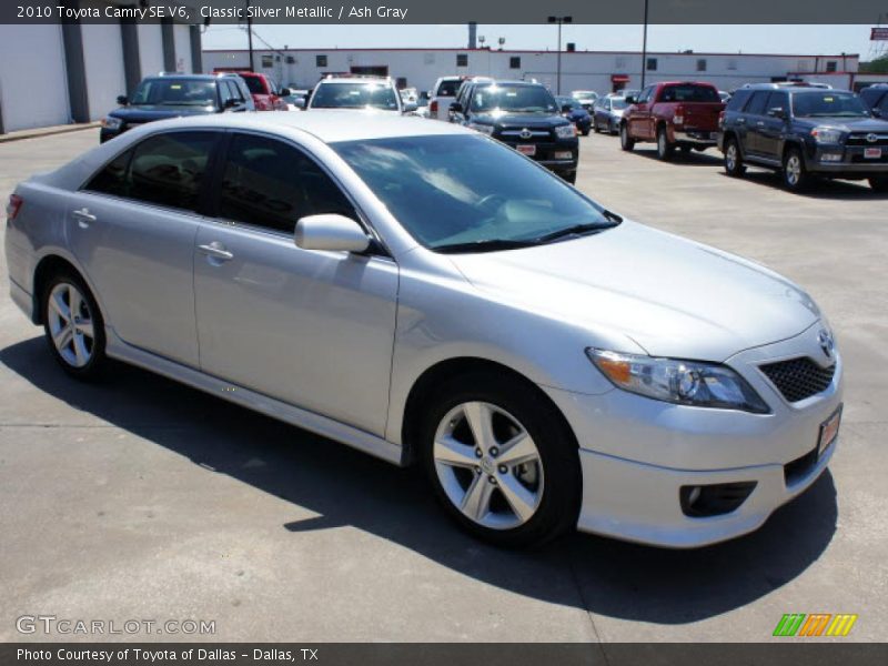 Classic Silver Metallic / Ash Gray 2010 Toyota Camry SE V6
