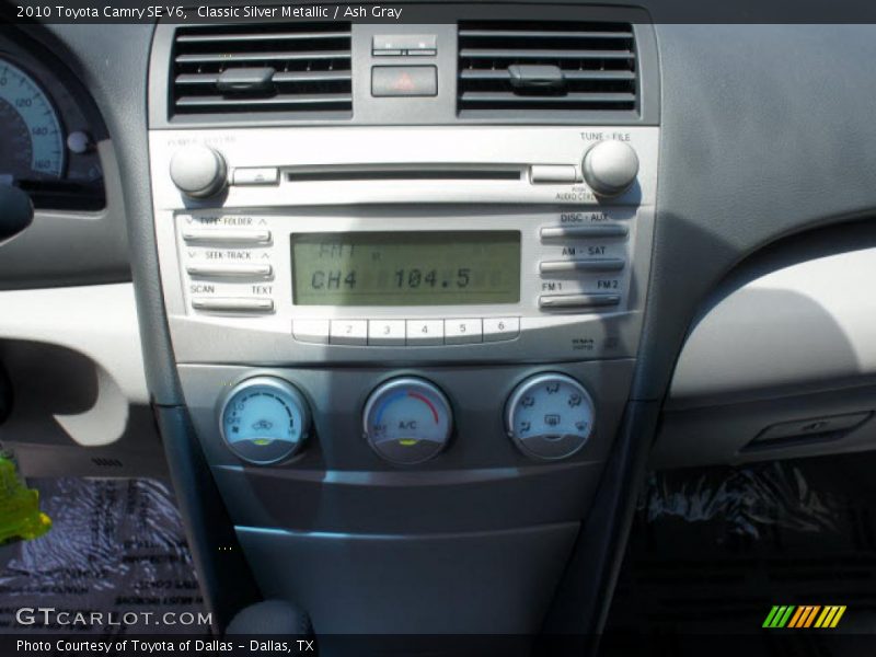Classic Silver Metallic / Ash Gray 2010 Toyota Camry SE V6