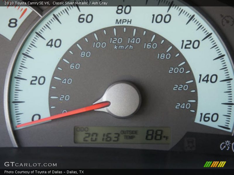 Classic Silver Metallic / Ash Gray 2010 Toyota Camry SE V6