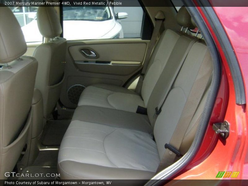 Vivid Red Metallic / Pebble 2007 Mercury Mariner Premier 4WD