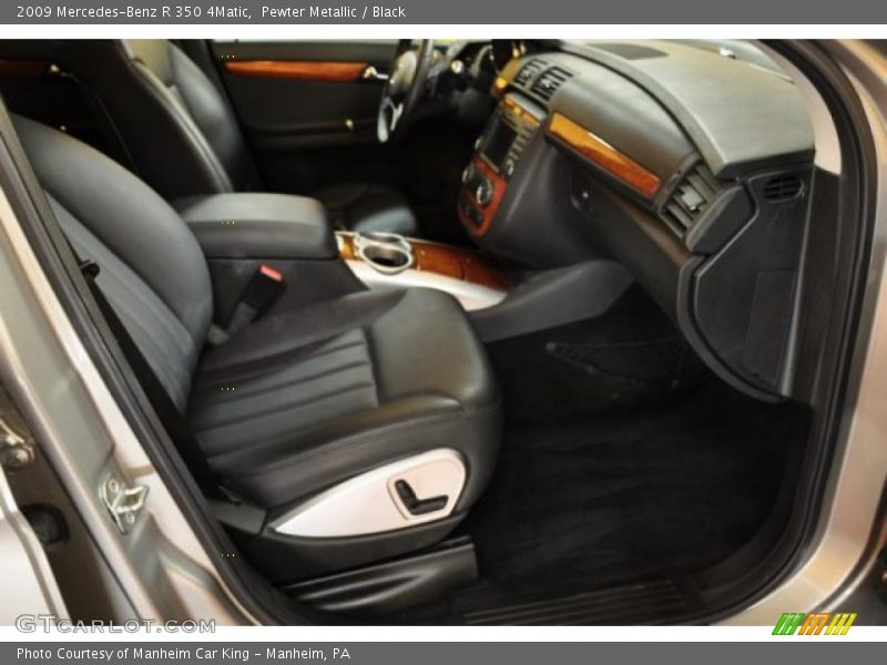 Pewter Metallic / Black 2009 Mercedes-Benz R 350 4Matic