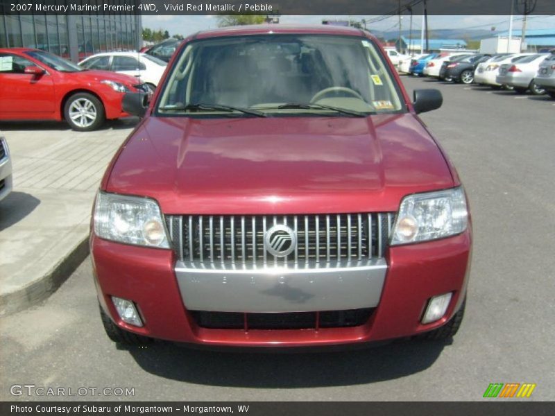 Vivid Red Metallic / Pebble 2007 Mercury Mariner Premier 4WD