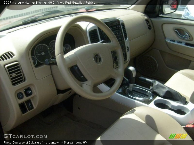 Vivid Red Metallic / Pebble 2007 Mercury Mariner Premier 4WD