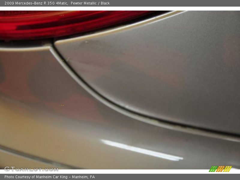 Pewter Metallic / Black 2009 Mercedes-Benz R 350 4Matic