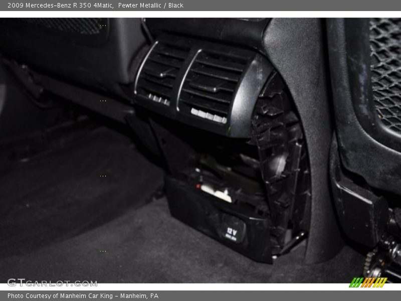 Pewter Metallic / Black 2009 Mercedes-Benz R 350 4Matic