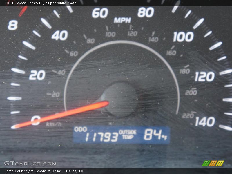 Super White / Ash 2011 Toyota Camry LE