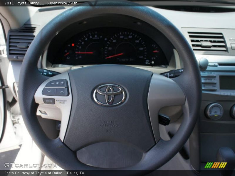 Super White / Ash 2011 Toyota Camry LE