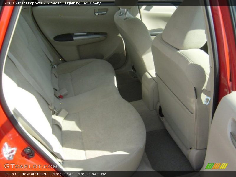 Lightning Red / Ivory 2008 Subaru Impreza 2.5i Sedan
