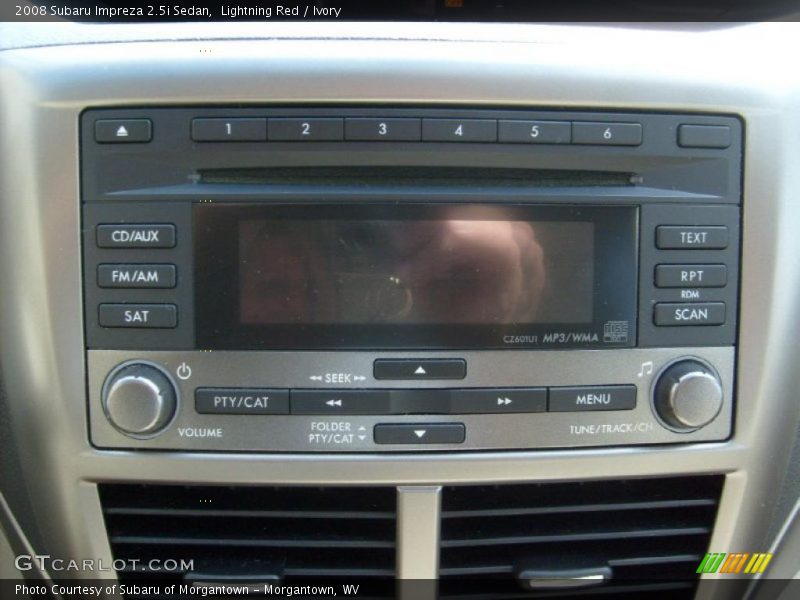 Lightning Red / Ivory 2008 Subaru Impreza 2.5i Sedan