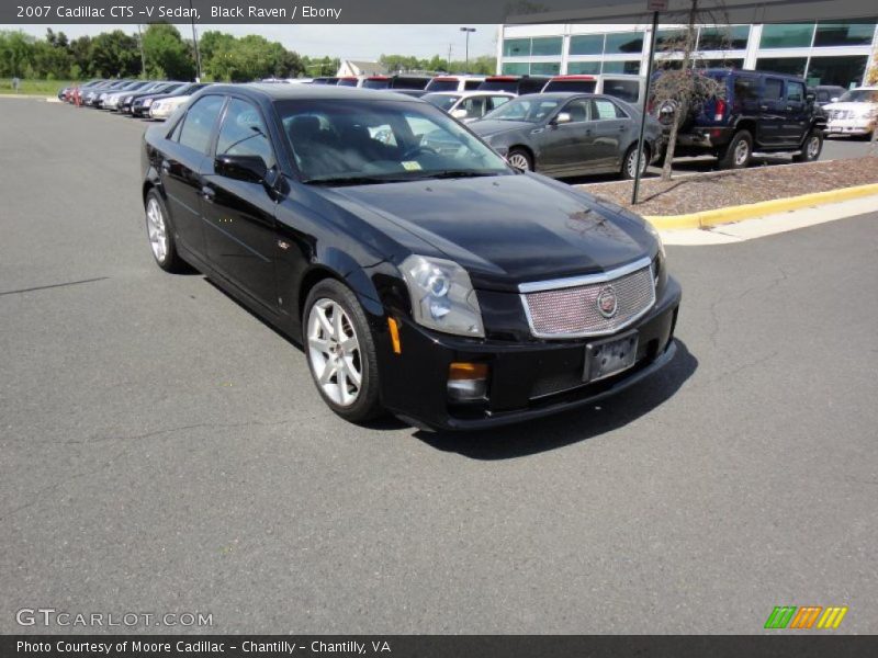 Black Raven / Ebony 2007 Cadillac CTS -V Sedan