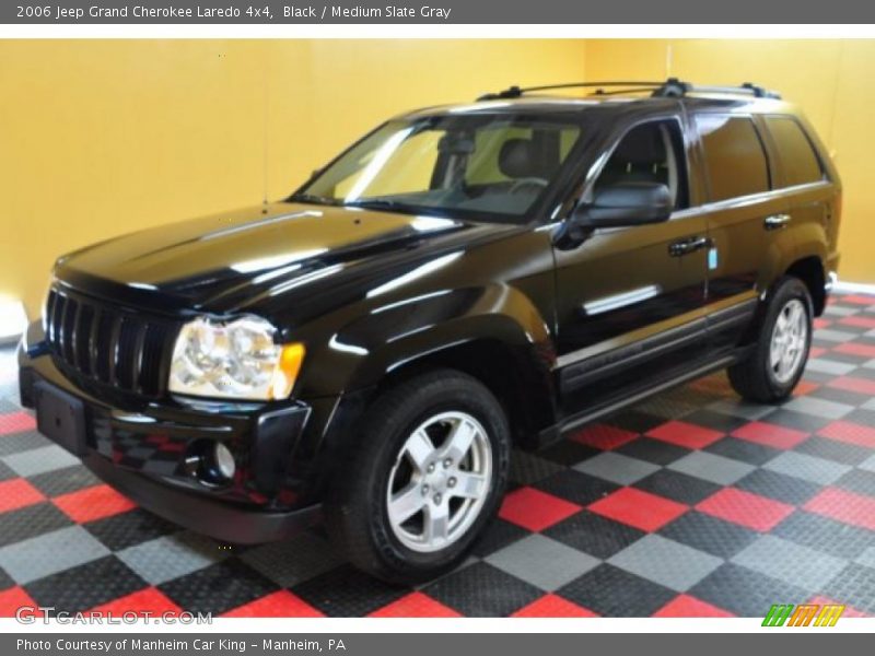 Black / Medium Slate Gray 2006 Jeep Grand Cherokee Laredo 4x4