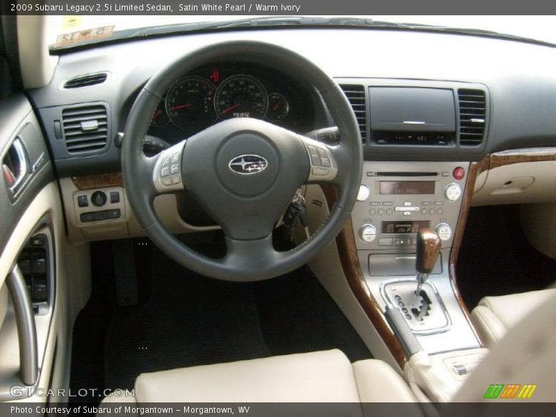  2009 Legacy 2.5i Limited Sedan Warm Ivory Interior