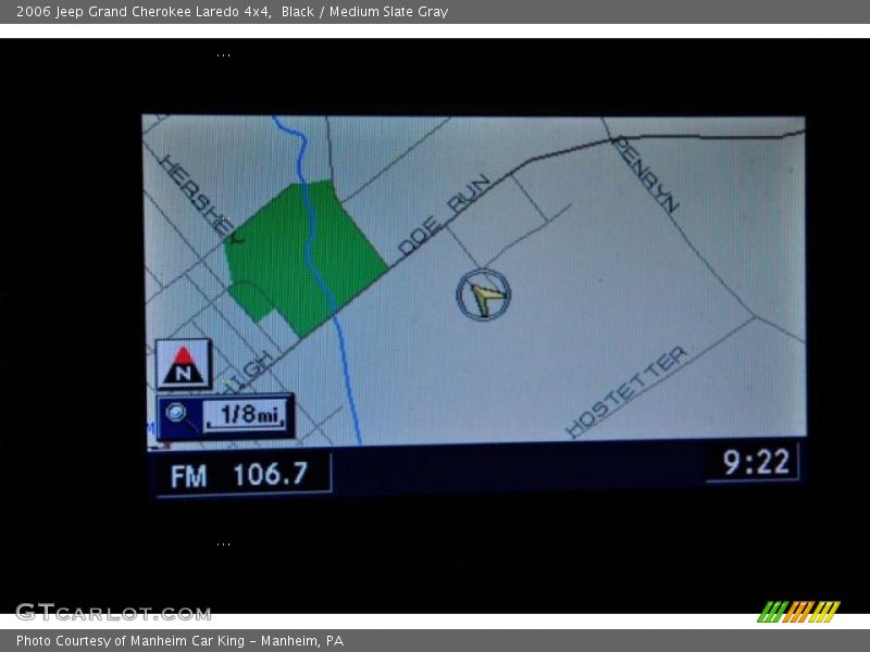 Black / Medium Slate Gray 2006 Jeep Grand Cherokee Laredo 4x4