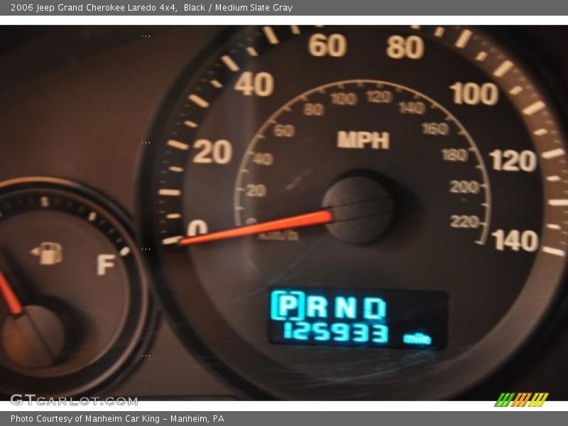 Black / Medium Slate Gray 2006 Jeep Grand Cherokee Laredo 4x4