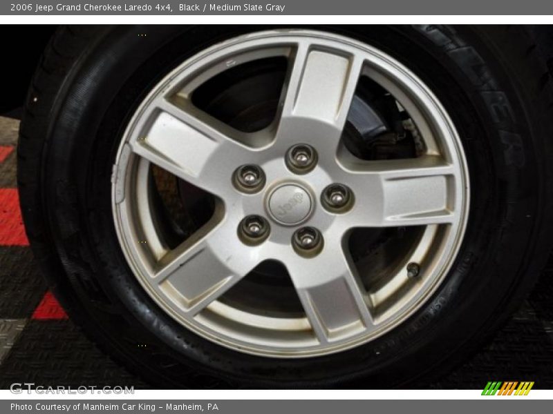 Black / Medium Slate Gray 2006 Jeep Grand Cherokee Laredo 4x4