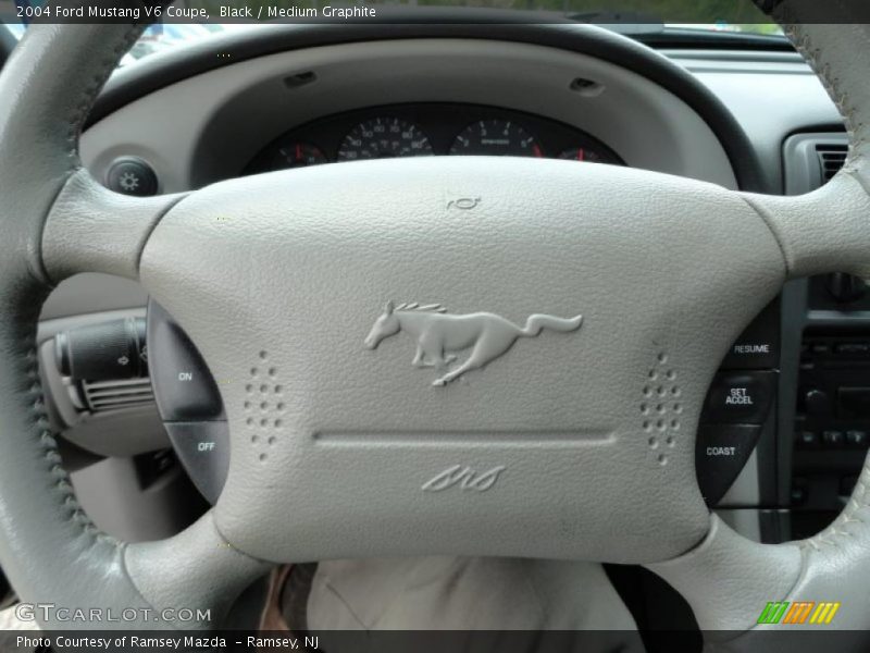 Black / Medium Graphite 2004 Ford Mustang V6 Coupe