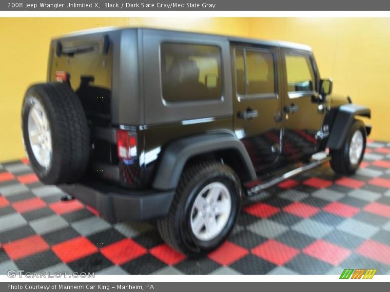 Black / Dark Slate Gray/Med Slate Gray 2008 Jeep Wrangler Unlimited X
