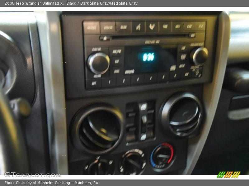 Black / Dark Slate Gray/Med Slate Gray 2008 Jeep Wrangler Unlimited X