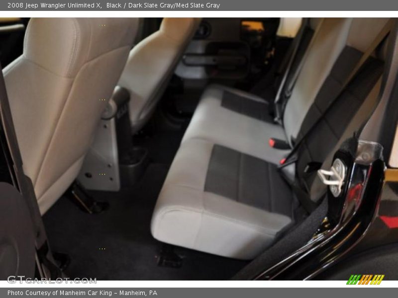 Black / Dark Slate Gray/Med Slate Gray 2008 Jeep Wrangler Unlimited X