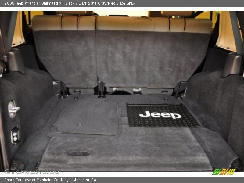 Black / Dark Slate Gray/Med Slate Gray 2008 Jeep Wrangler Unlimited X