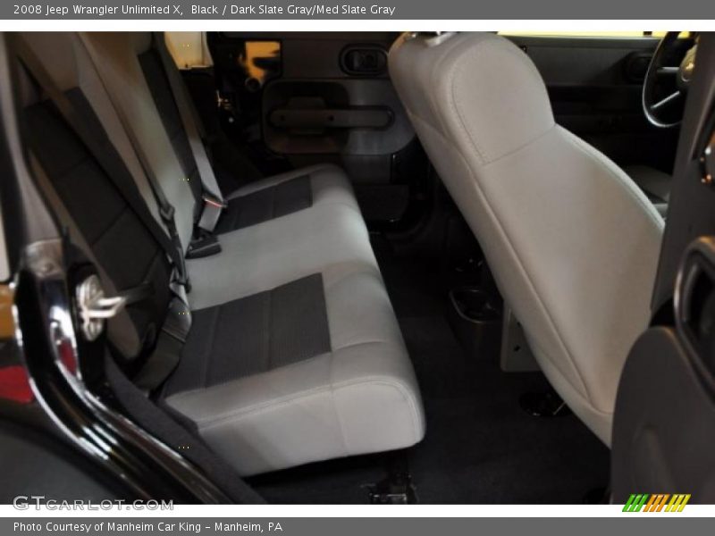 Black / Dark Slate Gray/Med Slate Gray 2008 Jeep Wrangler Unlimited X