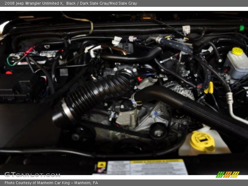 Black / Dark Slate Gray/Med Slate Gray 2008 Jeep Wrangler Unlimited X