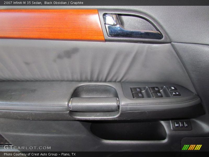 Black Obsidian / Graphite 2007 Infiniti M 35 Sedan