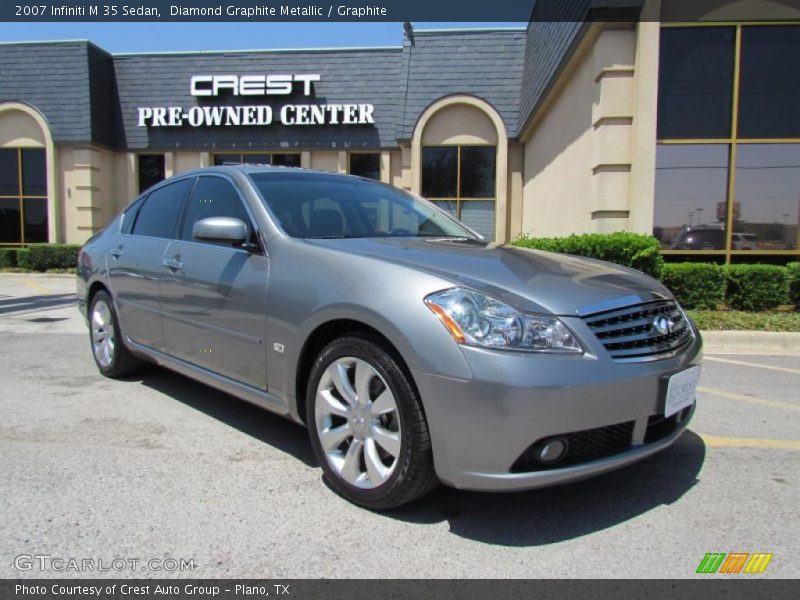 Diamond Graphite Metallic / Graphite 2007 Infiniti M 35 Sedan