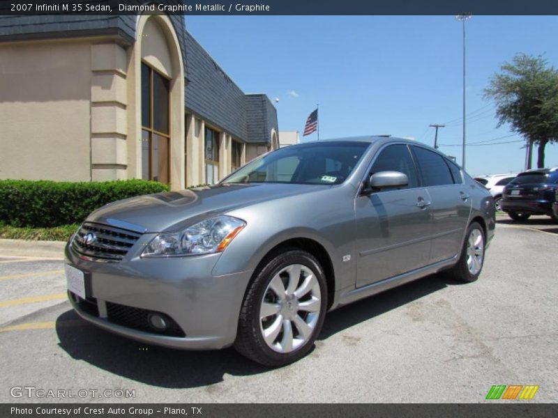 Diamond Graphite Metallic / Graphite 2007 Infiniti M 35 Sedan