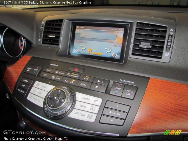 Diamond Graphite Metallic / Graphite 2007 Infiniti M 35 Sedan
