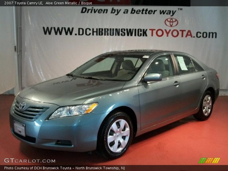 Aloe Green Metallic / Bisque 2007 Toyota Camry LE