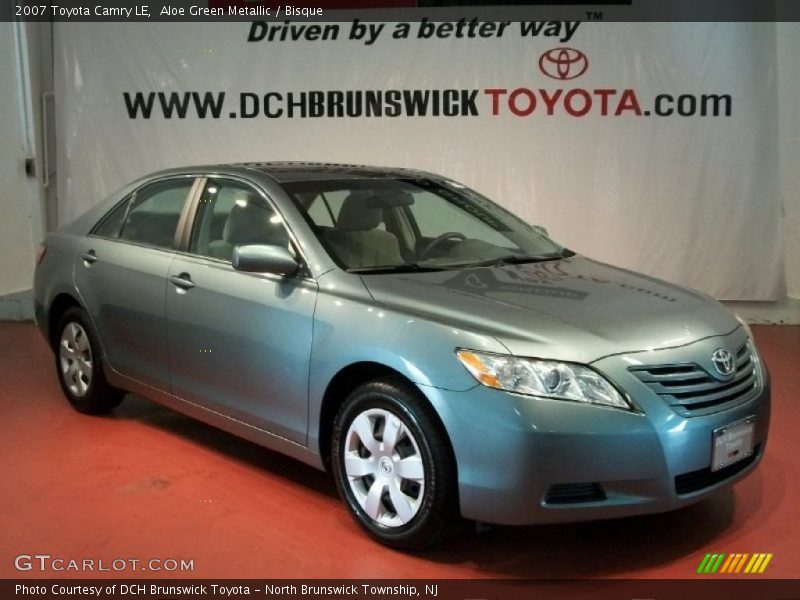 Aloe Green Metallic / Bisque 2007 Toyota Camry LE