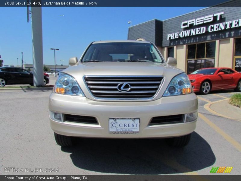 Savannah Beige Metallic / Ivory 2008 Lexus GX 470