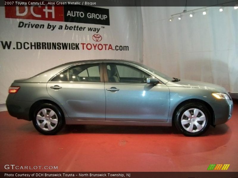 Aloe Green Metallic / Bisque 2007 Toyota Camry LE