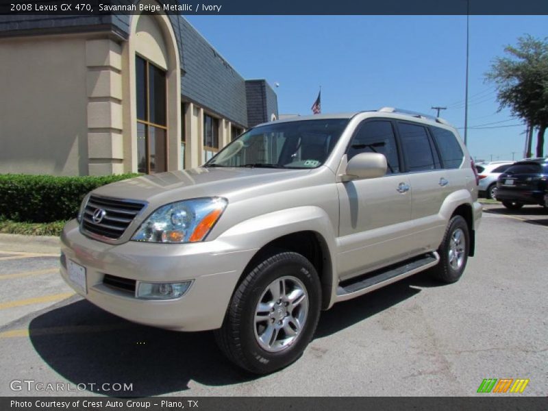 Savannah Beige Metallic / Ivory 2008 Lexus GX 470
