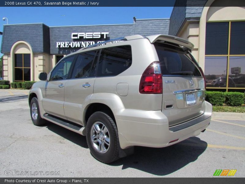 Savannah Beige Metallic / Ivory 2008 Lexus GX 470