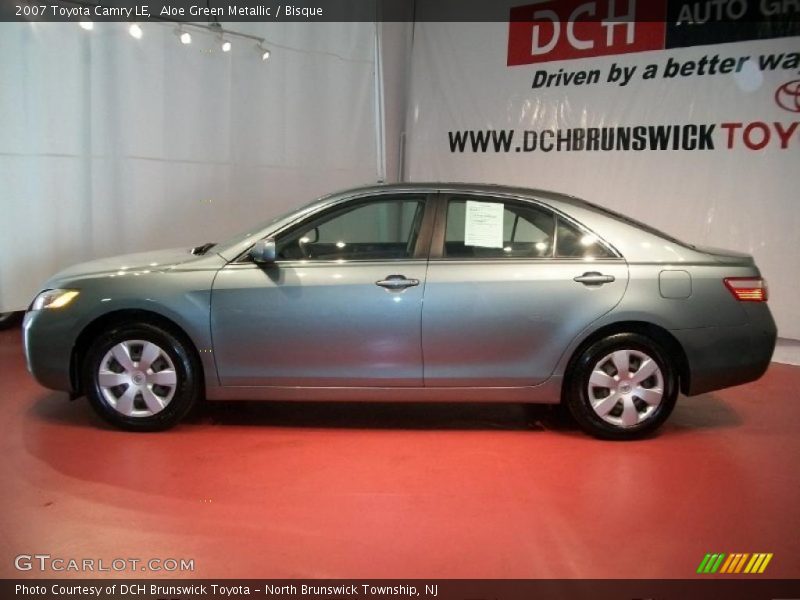 Aloe Green Metallic / Bisque 2007 Toyota Camry LE