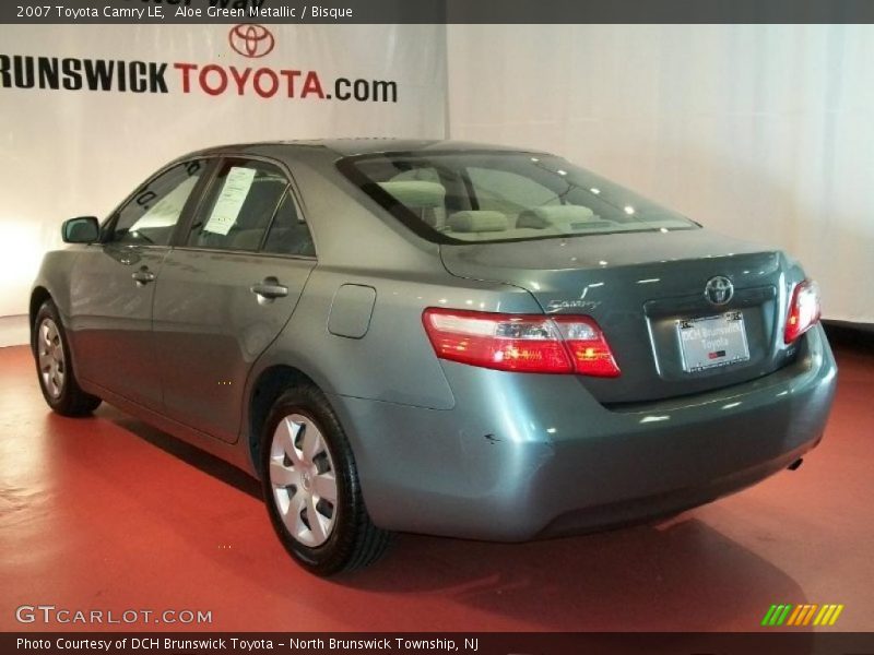 Aloe Green Metallic / Bisque 2007 Toyota Camry LE