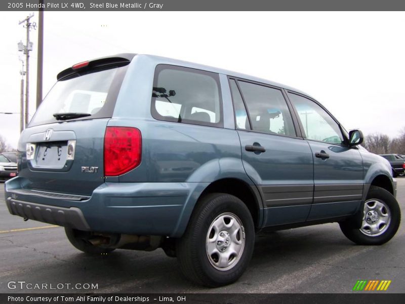 Steel Blue Metallic / Gray 2005 Honda Pilot LX 4WD