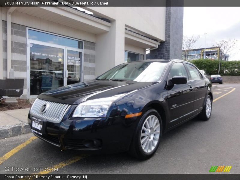Dark Blue Metallic / Camel 2008 Mercury Milan I4 Premier