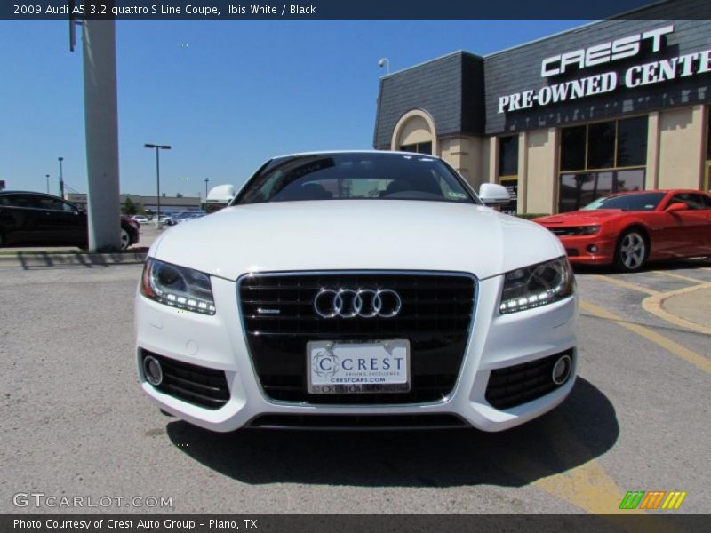 Ibis White / Black 2009 Audi A5 3.2 quattro S Line Coupe