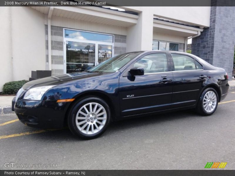 Dark Blue Metallic / Camel 2008 Mercury Milan I4 Premier