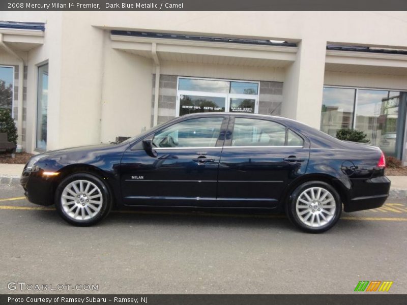 Dark Blue Metallic / Camel 2008 Mercury Milan I4 Premier