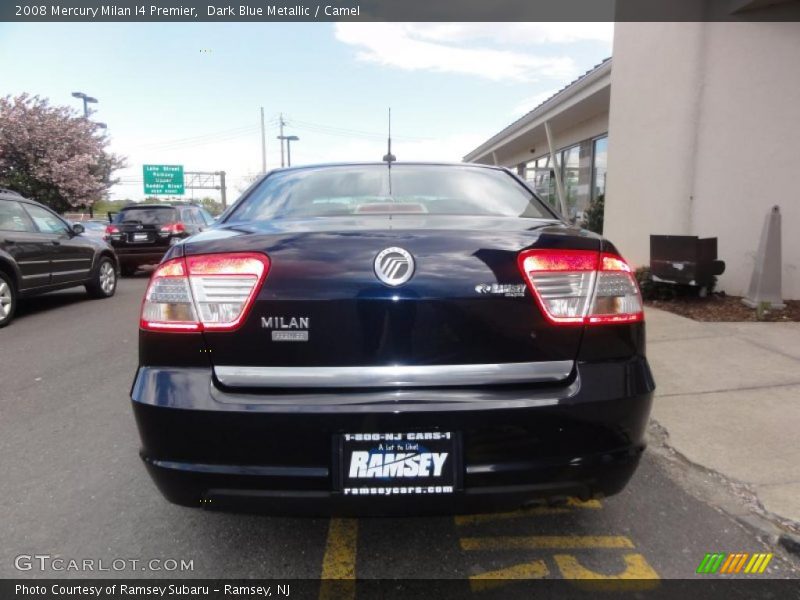 Dark Blue Metallic / Camel 2008 Mercury Milan I4 Premier