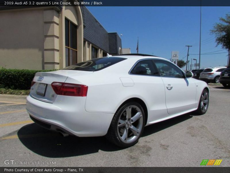 Ibis White / Black 2009 Audi A5 3.2 quattro S Line Coupe