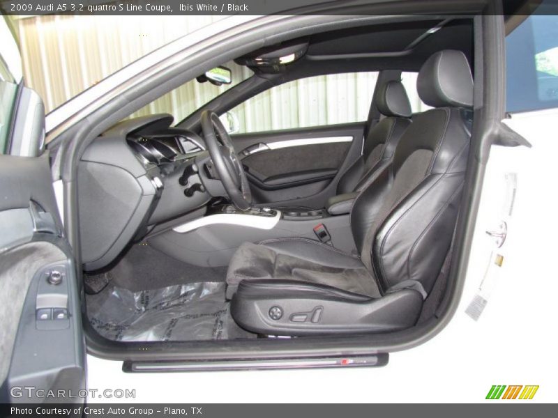 Ibis White / Black 2009 Audi A5 3.2 quattro S Line Coupe