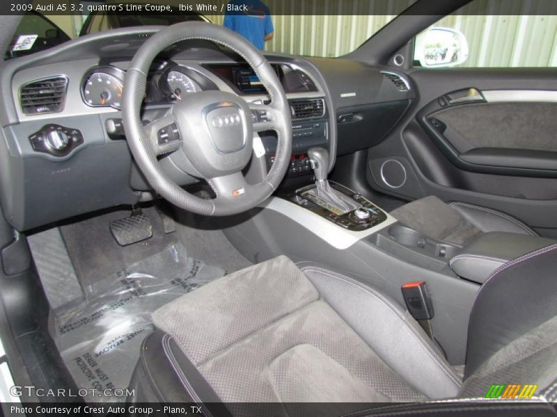 Ibis White / Black 2009 Audi A5 3.2 quattro S Line Coupe
