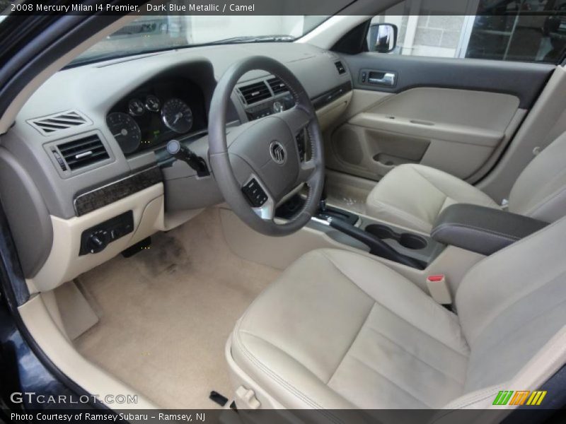 Dark Blue Metallic / Camel 2008 Mercury Milan I4 Premier
