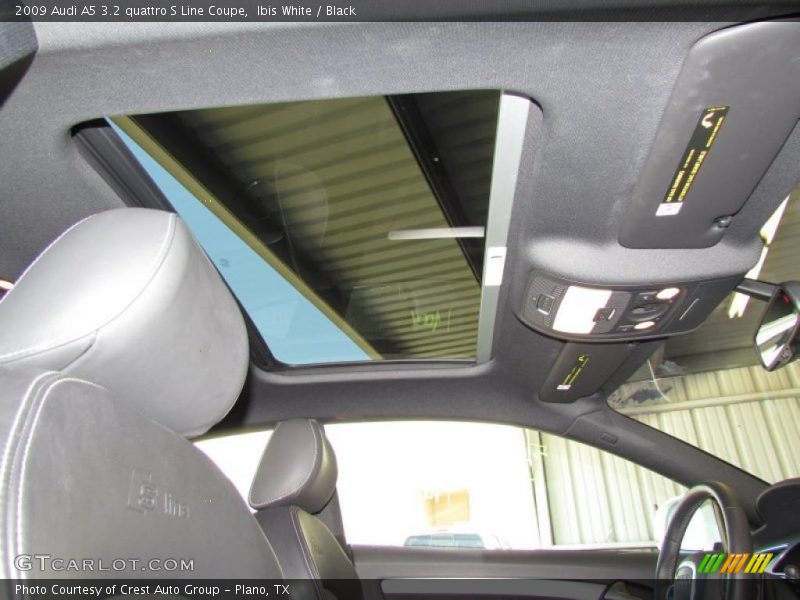 Ibis White / Black 2009 Audi A5 3.2 quattro S Line Coupe
