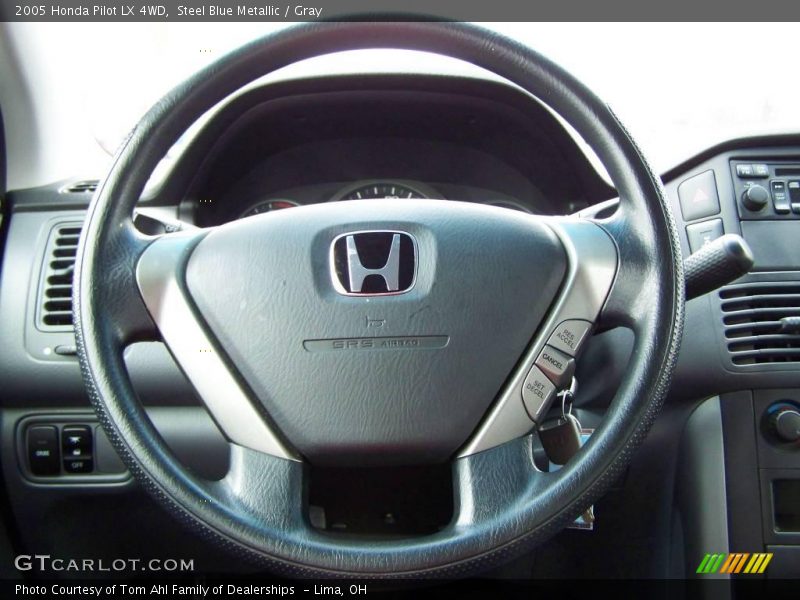 Steel Blue Metallic / Gray 2005 Honda Pilot LX 4WD